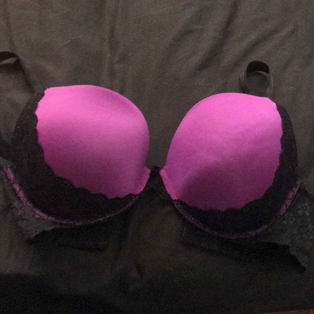 Torrid purple and lace bra
